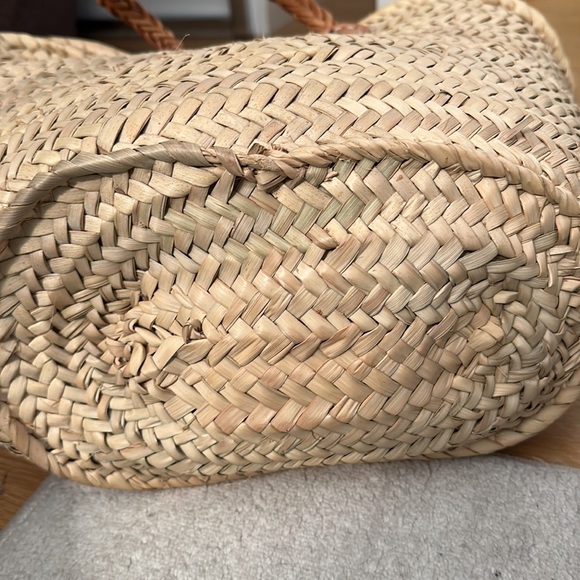 Natural woven beach bag from Italy - Picture 4 of 5